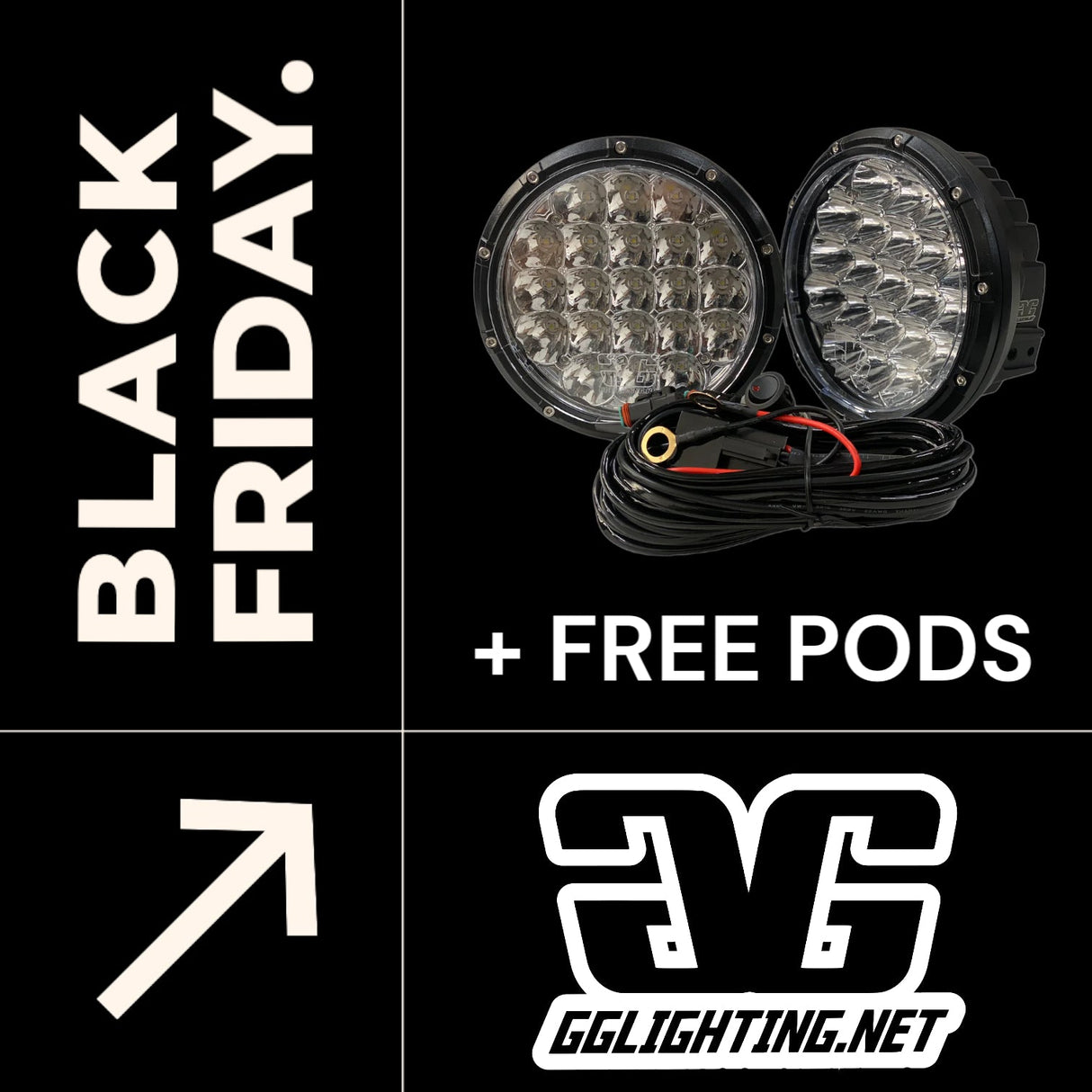 7" DayMaker Pair Black Friday Sale + Free Pair Of Pods