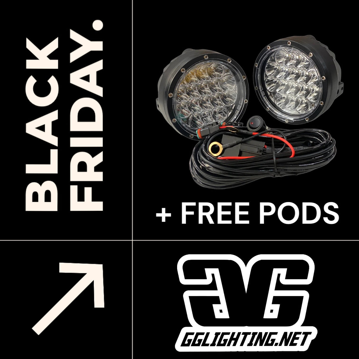 5" DayMaker Pair Black Friday Sale + Free Pair Of Pods