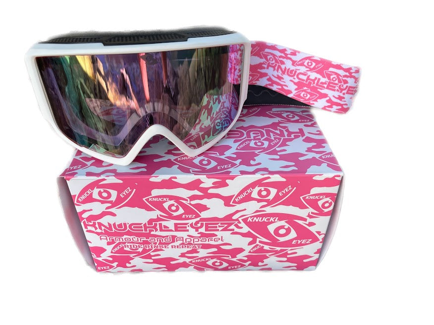Photo of Goggles - Pink Camo by KnucKL-EyeZ - Premium Goggles for UTVs / Side by Sides