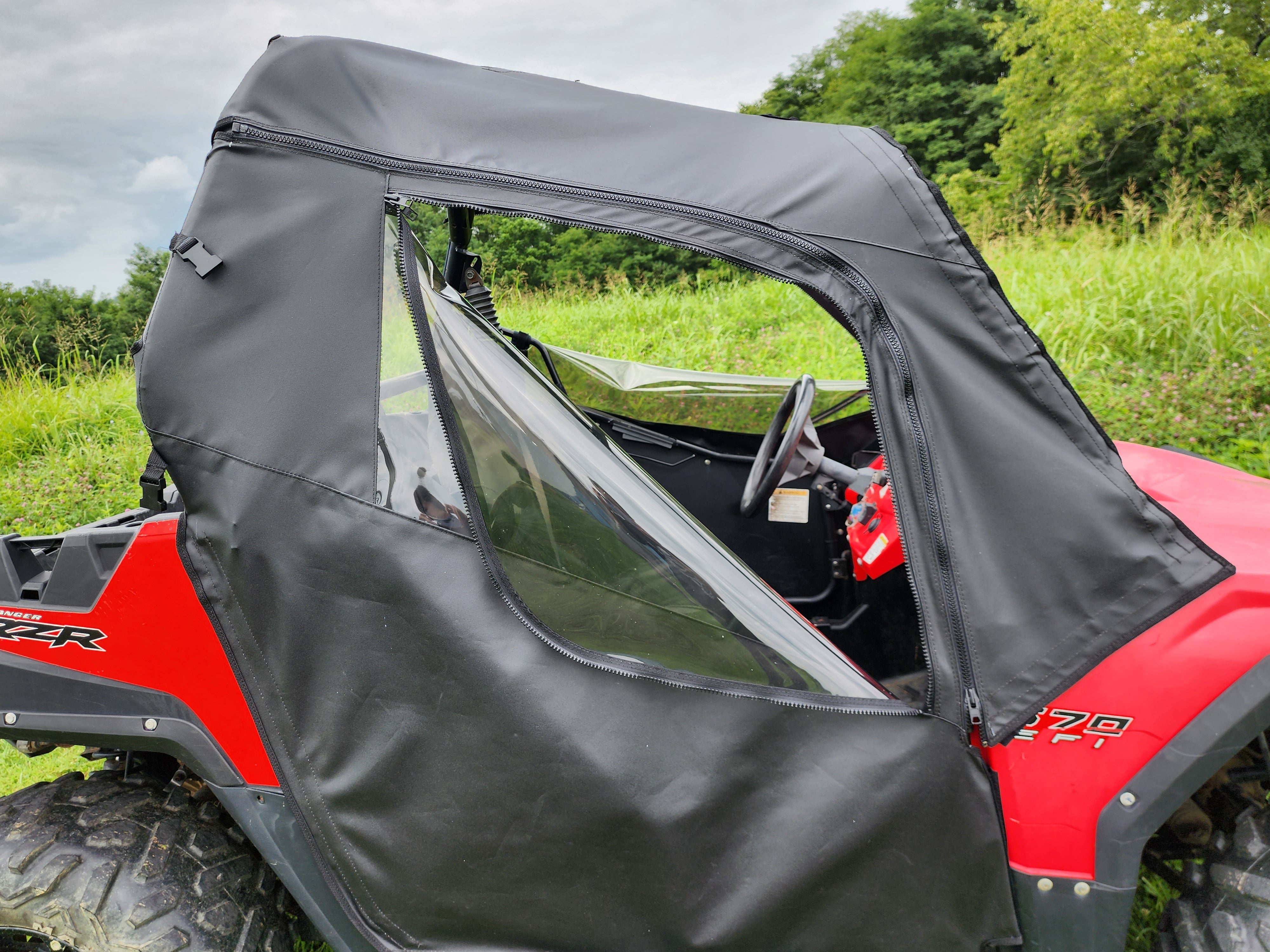 Photo of Polaris RZR 570/800/900 - Door/Rear Window Combo by 3 Star UTV - Premium Windshields for UTVs / Side by Sides