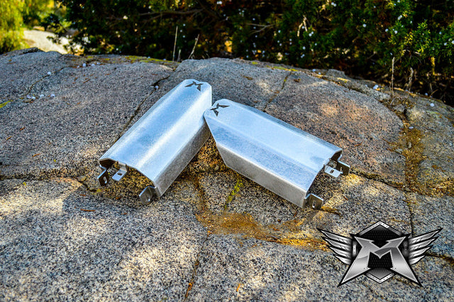 Polaris RZR XP1000 Rear Shock Guards (2014+) - R1 Industries