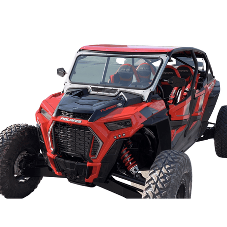 Polaris RZR XP 1000 & XP Turbo Full Glass Windshield for Vent Racing Roll Cage (2014+) - R1 Industries