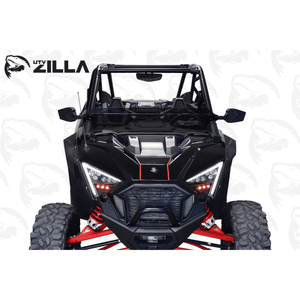 Polaris RZR Pro XP Tinted Half Polycarbonate Windshield (2020+) - R1 Industries