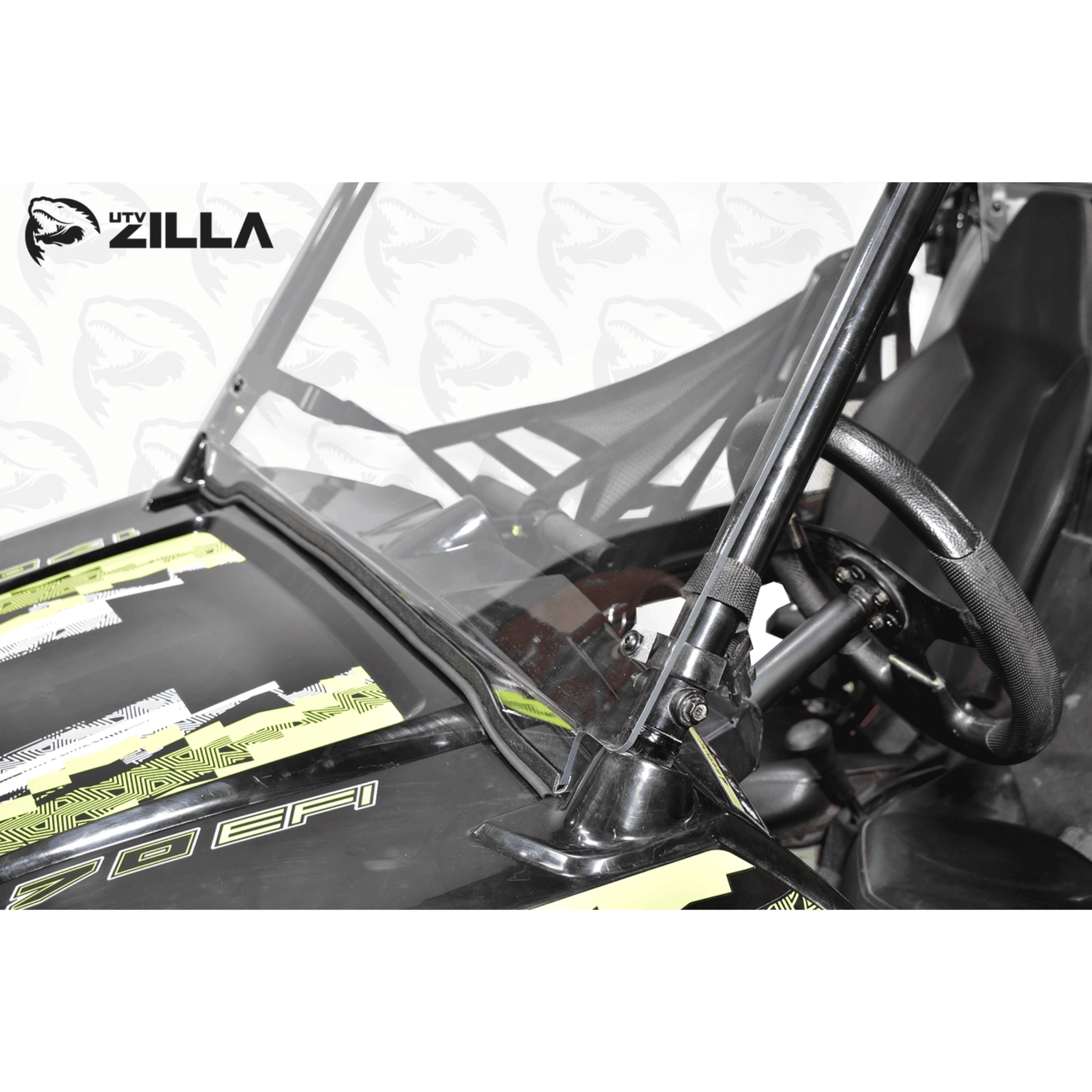 Photo of Polaris RZR 170 Full Clear Polycarbonate Windshield (2012-2013) by UTVZILLA - Premium Windshields for UTVs / Side by Sides