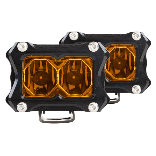 BA-2 Amber LED Pod Light (2 Pack) - R1 Industries