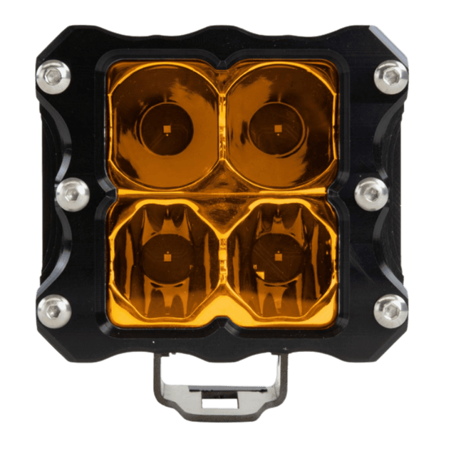 Quattro Amber LED Pod Light - R1 Industries