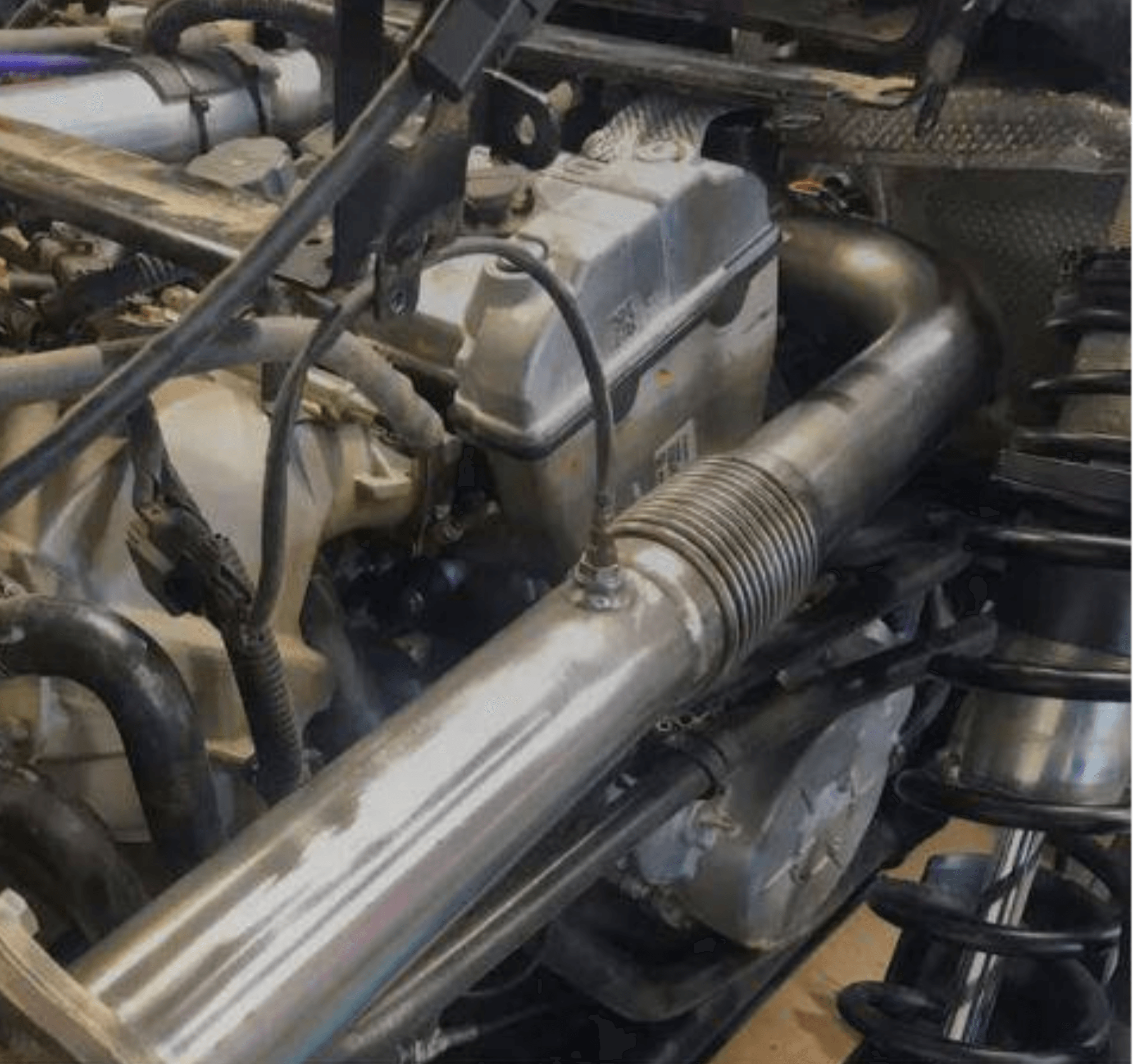 Photo of Polaris RZR Turbo, Turbo S, & Pro XP / Turbo R Head Pipe (2016+) by Aftermarket Assassins - Premium Exhaust Systems & Components for UTVs / Side by Sides