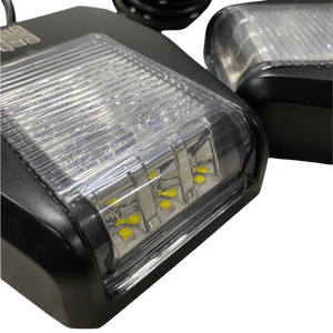 Off Road Side Mirror With Sidewinder LED Pod Lights - R1 Industries