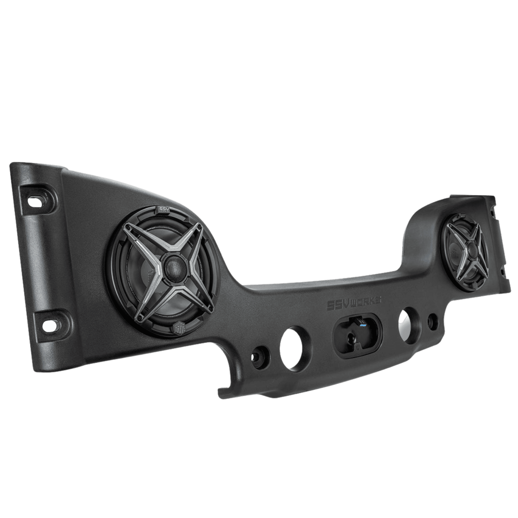 Photo of JK 4-Door 8" Overhead Speaker Upgrade - Jeep Wrangler (2007-2017) by SSV Works - Premium Audio for UTVs / Side by Sides