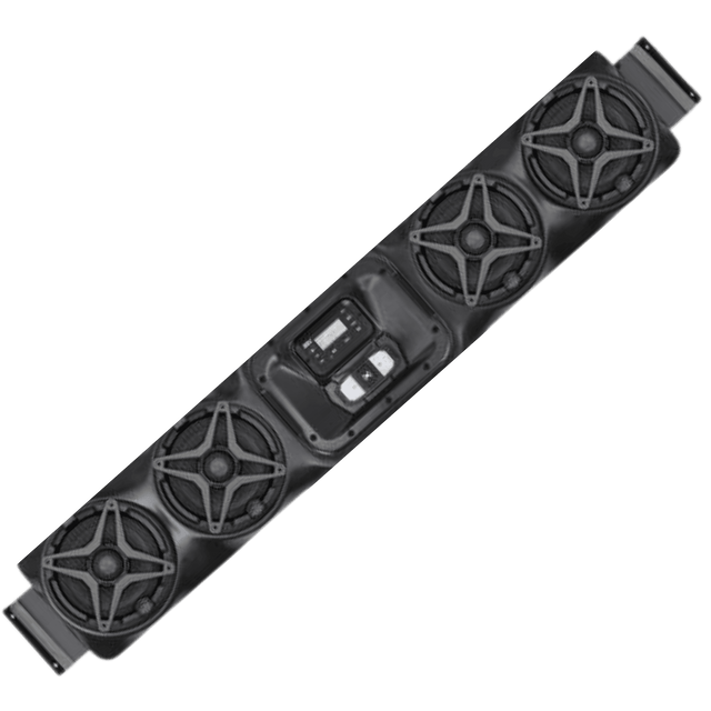 Commander, Maverick and Big Red Bluetooth 4-Speaker Overhead Weather Proof Sound Bar (2010-2019) - R1 Industries