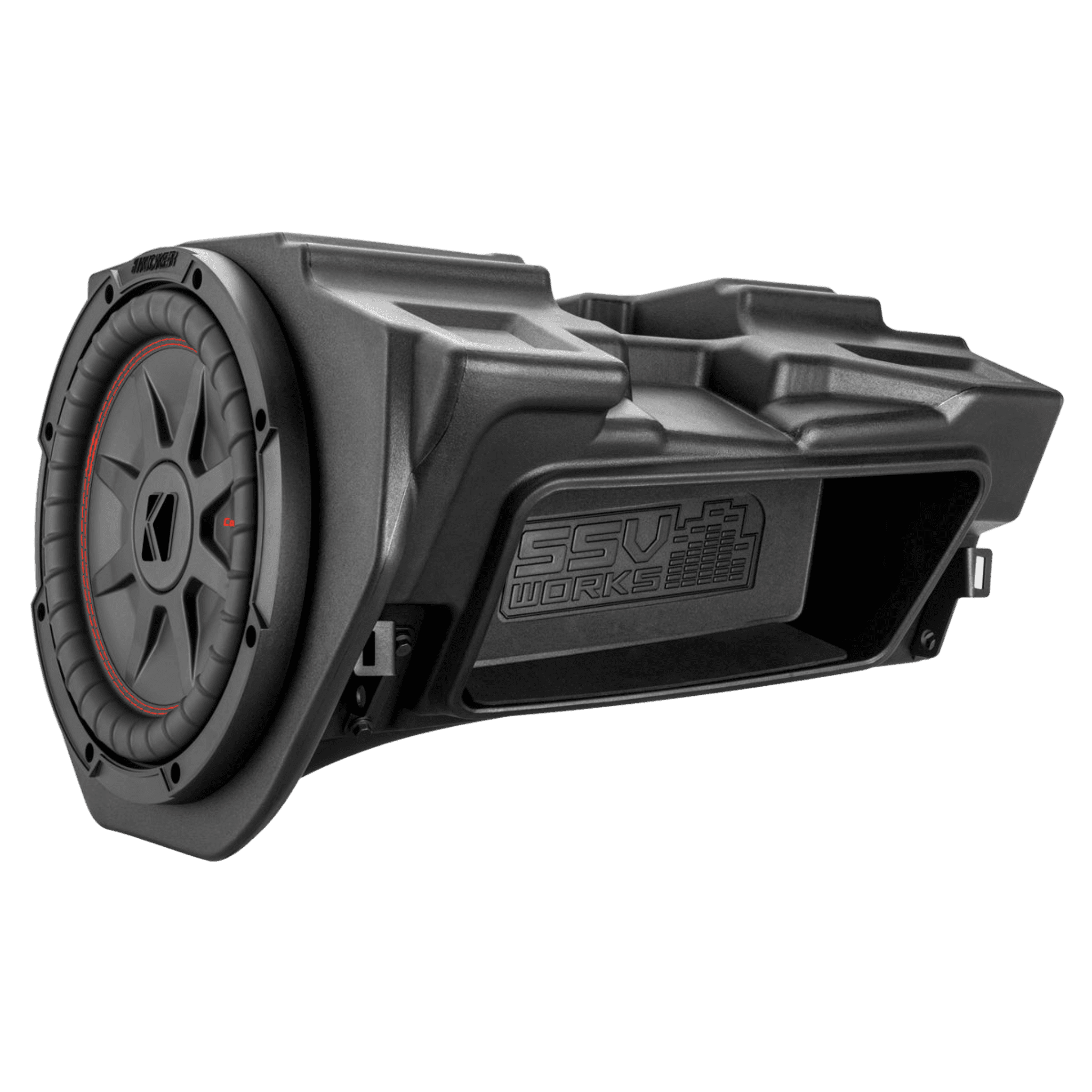 Photo of Polaris RZR Kicker 10in Subwoofer Plug-&-Play Kit for Ride Command (2014-2018) by SSV Works - Premium Audio for UTVs / Side by Sides