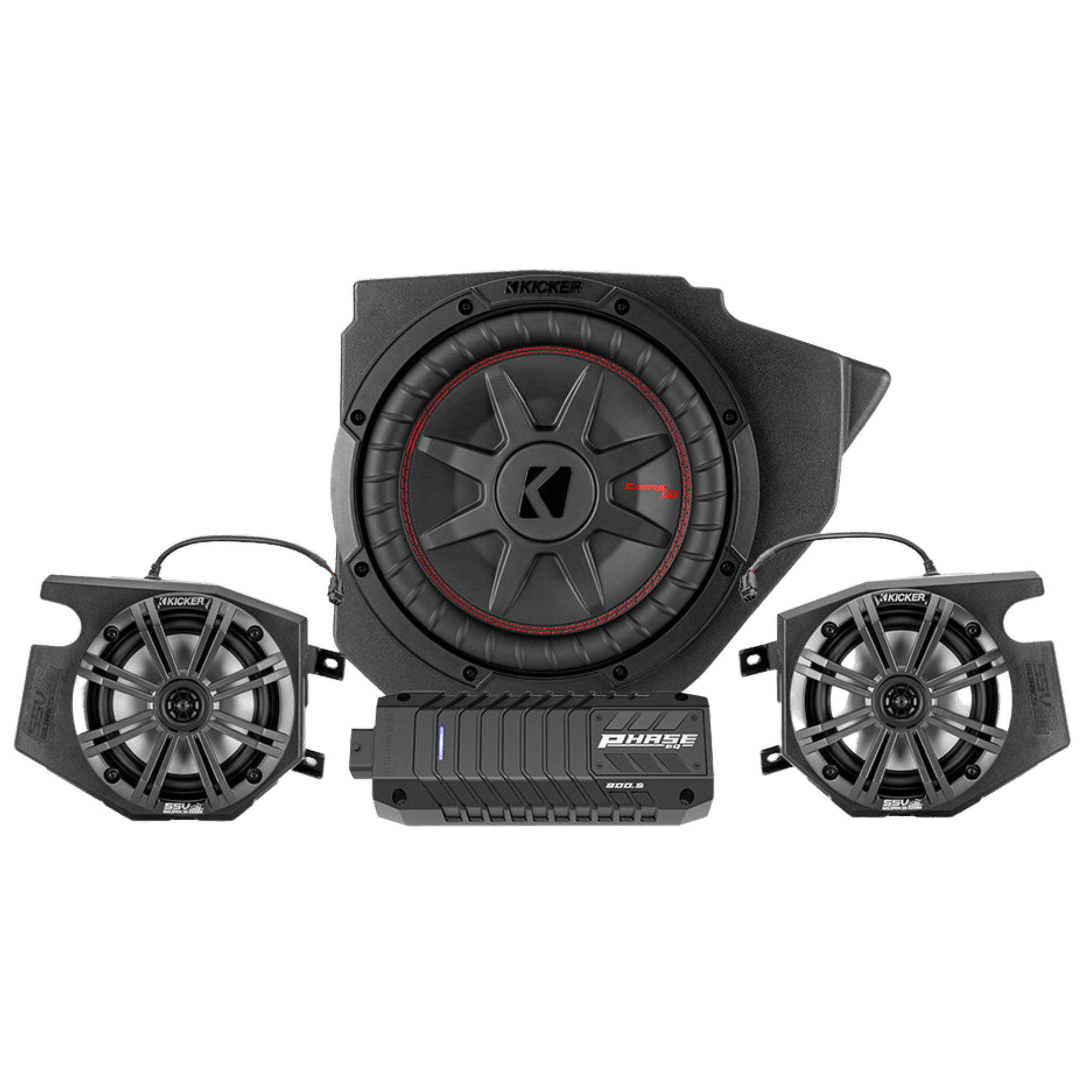 Photo of Polaris RZR Kicker 3-Speaker Plug-&-Play System for Ride Command (2014-2023) by SSV Works - Premium Audio for UTVs / Side by Sides
