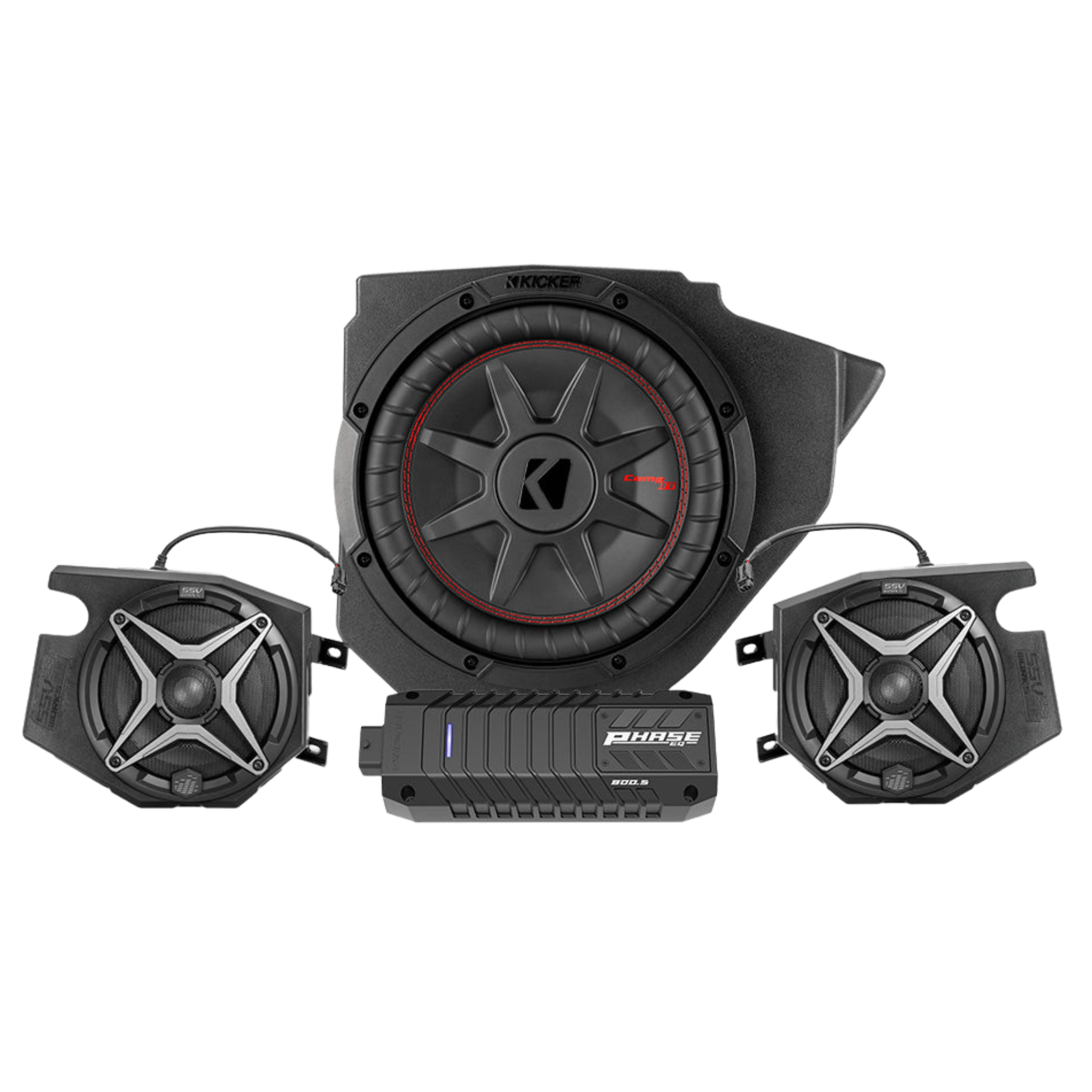 Photo of Polaris RZR 3-Speaker Plug-&-Play System for Ride Command (2014-2023) by SSV Works - Premium Audio for UTVs / Side by Sides