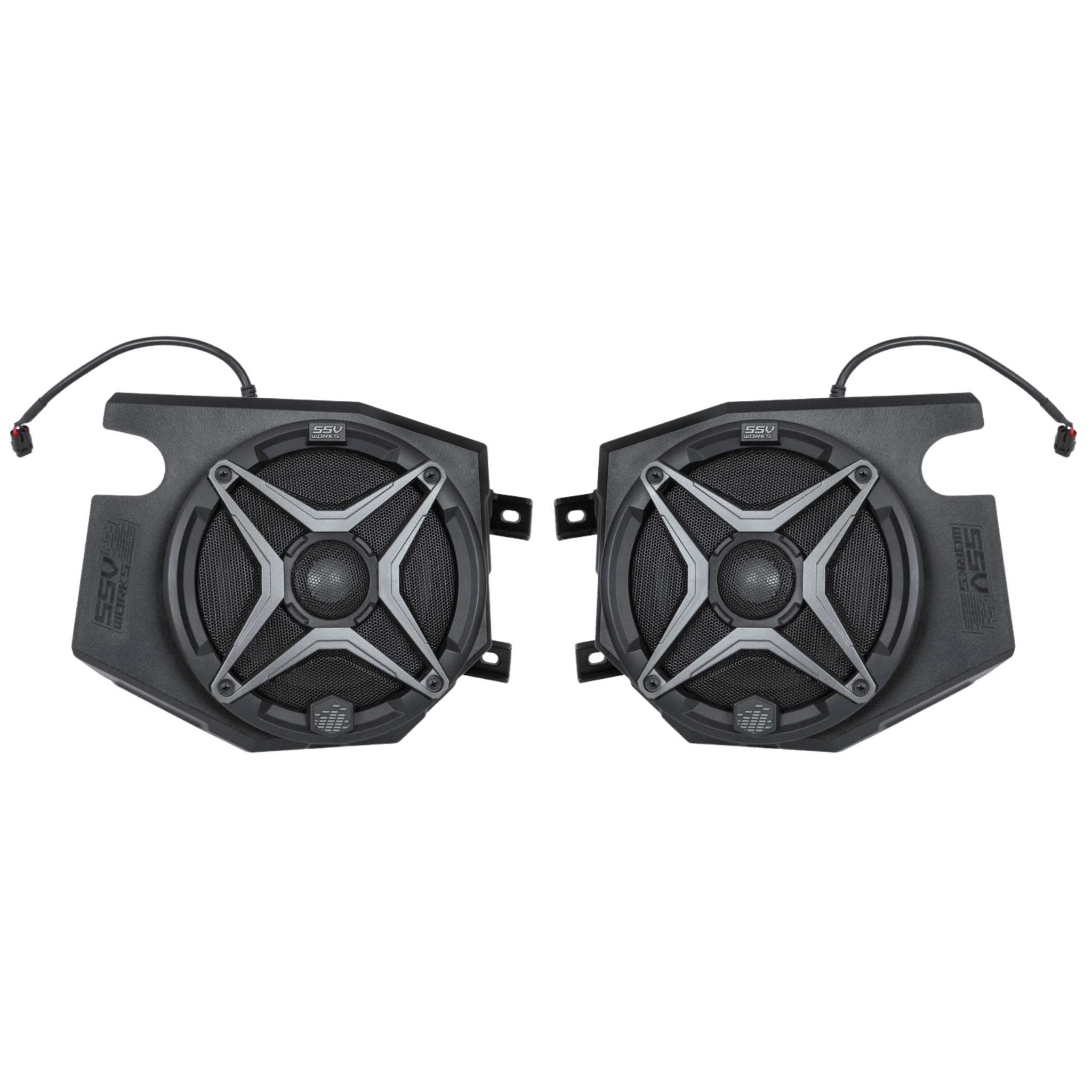 Photo of Polaris RZR Front Kick 6.5" Speaker Pods (2014-2023) by SSV Works - Premium Audio for UTVs / Side by Sides