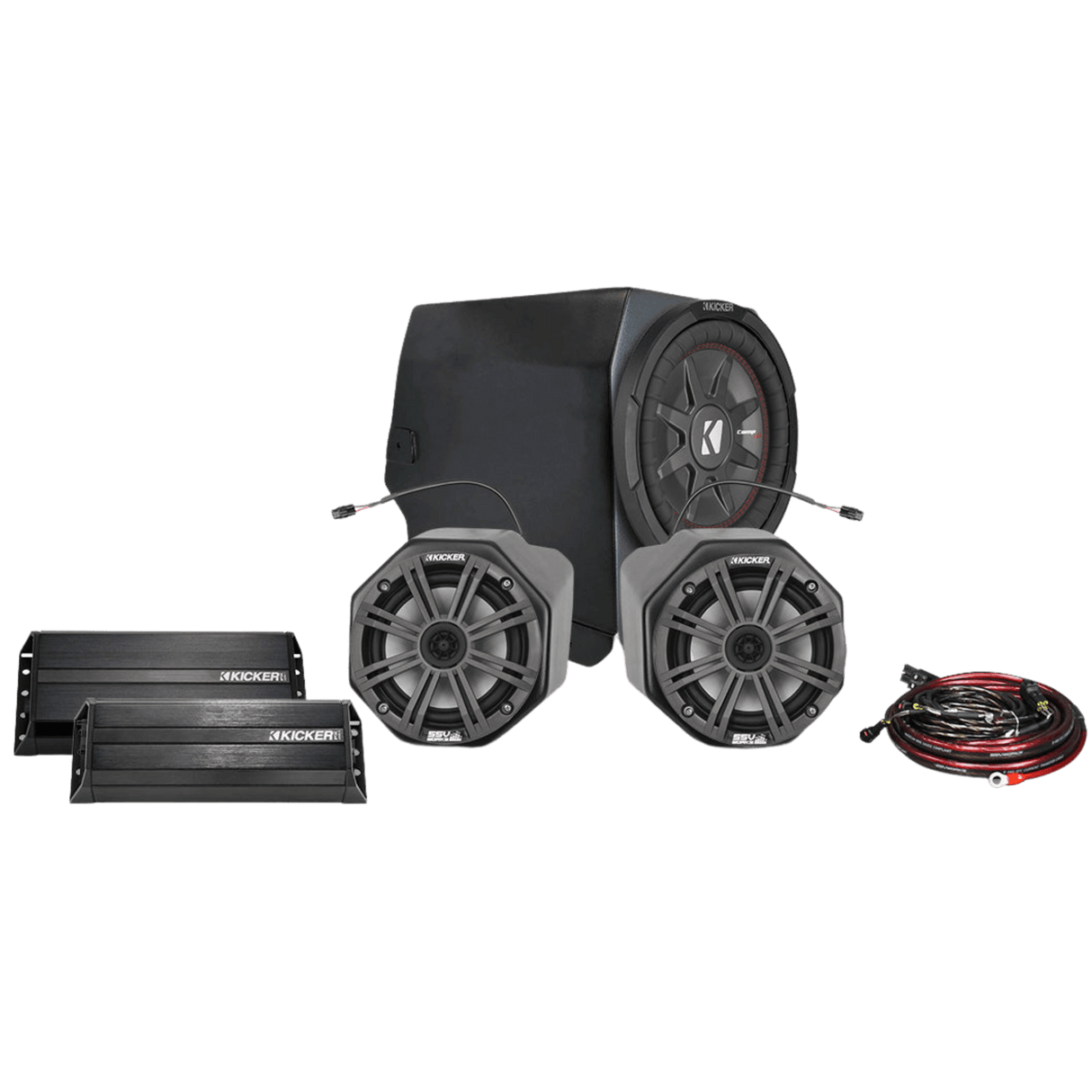 Polaris General Kicker 3-Speaker Plug-&-Play System for Ride Command (2016-2020) - R1 Industries