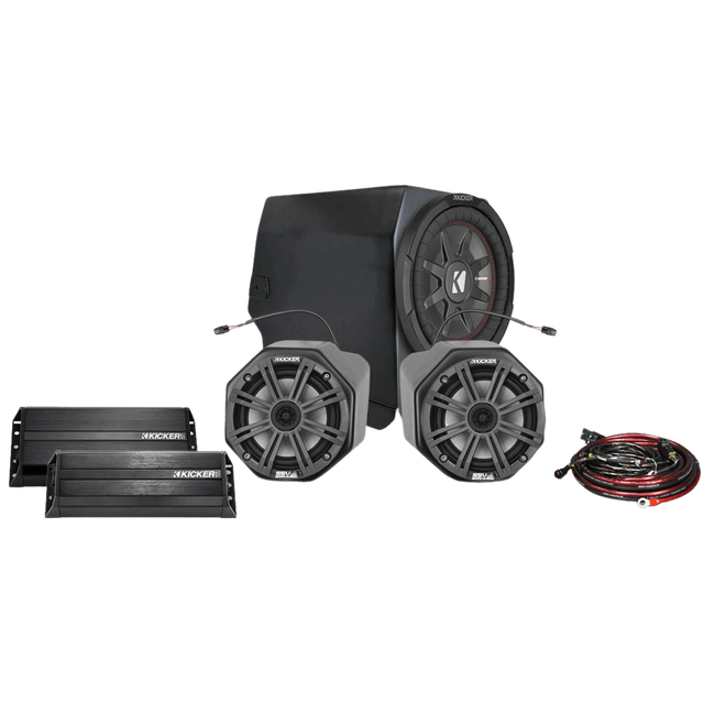 Polaris General Kicker 3-Speaker Plug-&-Play System for Ride Command (2016-2020) - R1 Industries