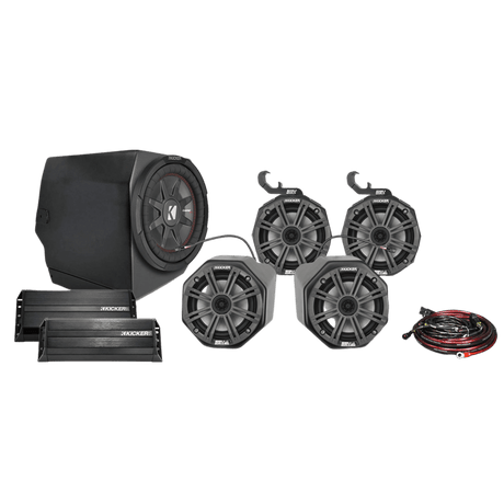 Polaris General Kicker 5-Speaker Plug-&-Play System for Ride Command (2016-2020) - R1 Industries