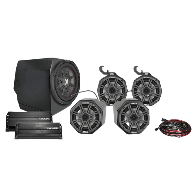 Polaris General Kicker 5-Speaker Plug-&-Play System for Ride Command (2016-2020) - R1 Industries