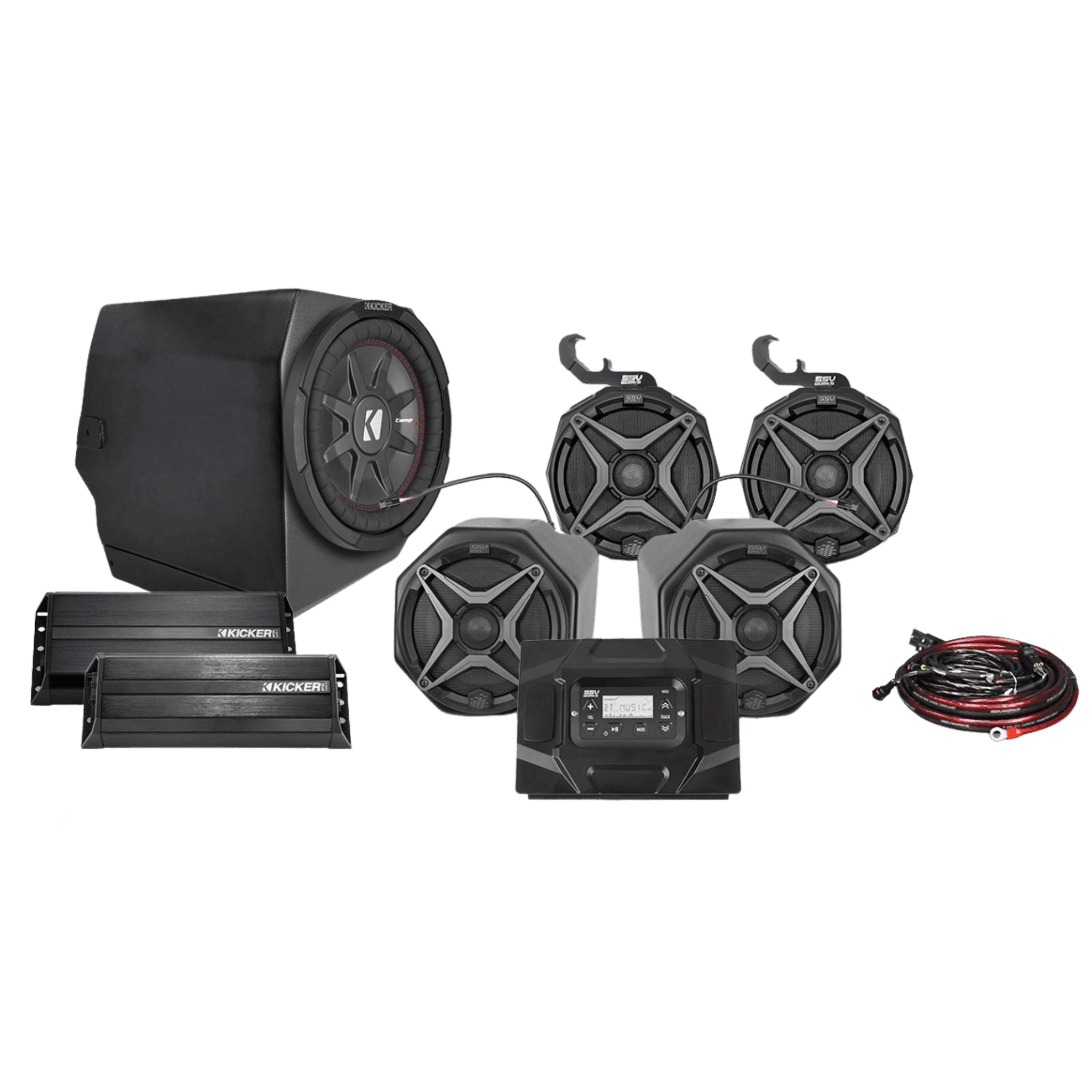 Photo of Polaris General Complete SSV Works 5-Speaker Plug-&-Play System (2016-2022) by SSV Works - Premium Audio for UTVs / Side by Sides
