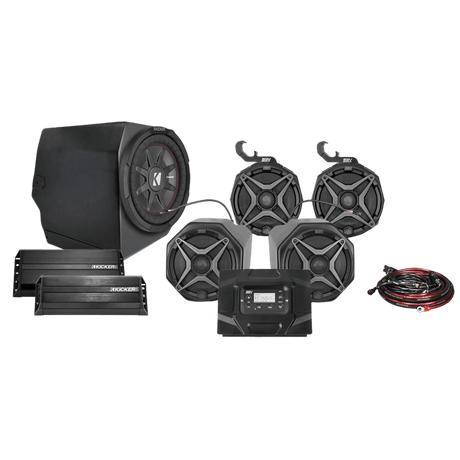 Polaris General Complete SSV Works 5-Speaker Plug-&-Play System (2016-2022) - R1 Industries