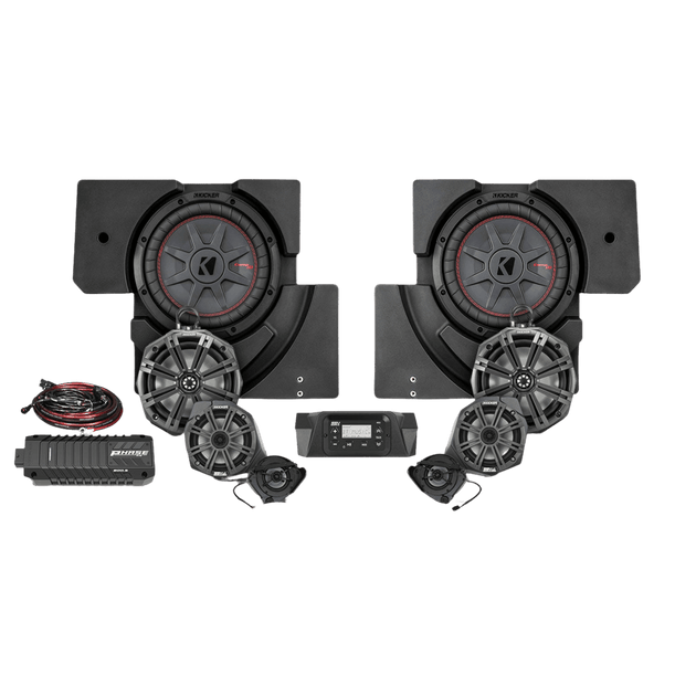 Can-Am X3 Phase X Kicker 8-Speaker Plug-and-Play System (2017-2023) - R1 Industries