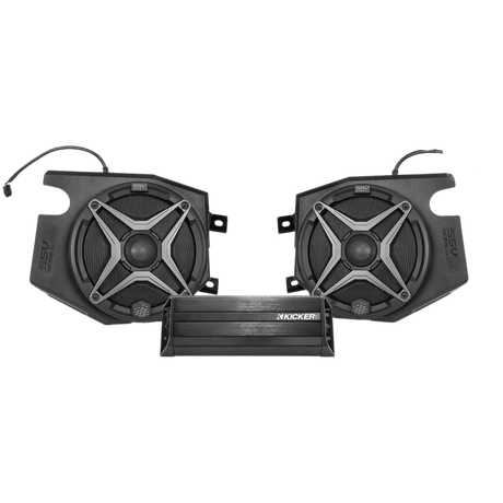 Polaris RZR 2-Speaker Plug-&-Play System for Ride Command (2019-2022) - R1 Industries