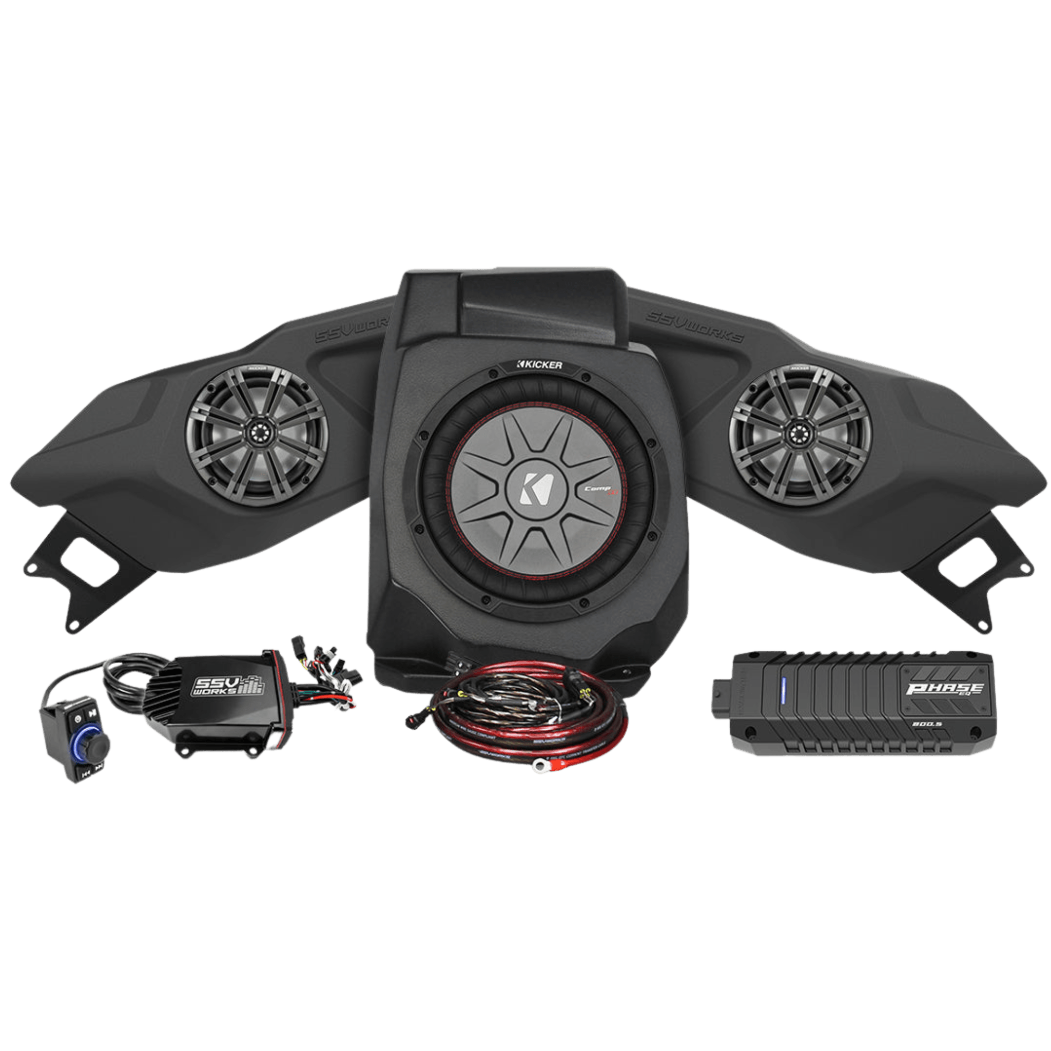 Photo of Polaris RZR Pro Kicker 3-Speaker Plug-&-Play System (2020-2023) by SSV Works - Premium Audio for UTVs / Side by Sides