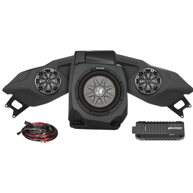 Photo of Polaris RZR Pro Kicker 3-Speaker Plug-&-Play System for Ride Command (2020-2023) by SSV Works - Premium Audio for UTVs / Side by Sides