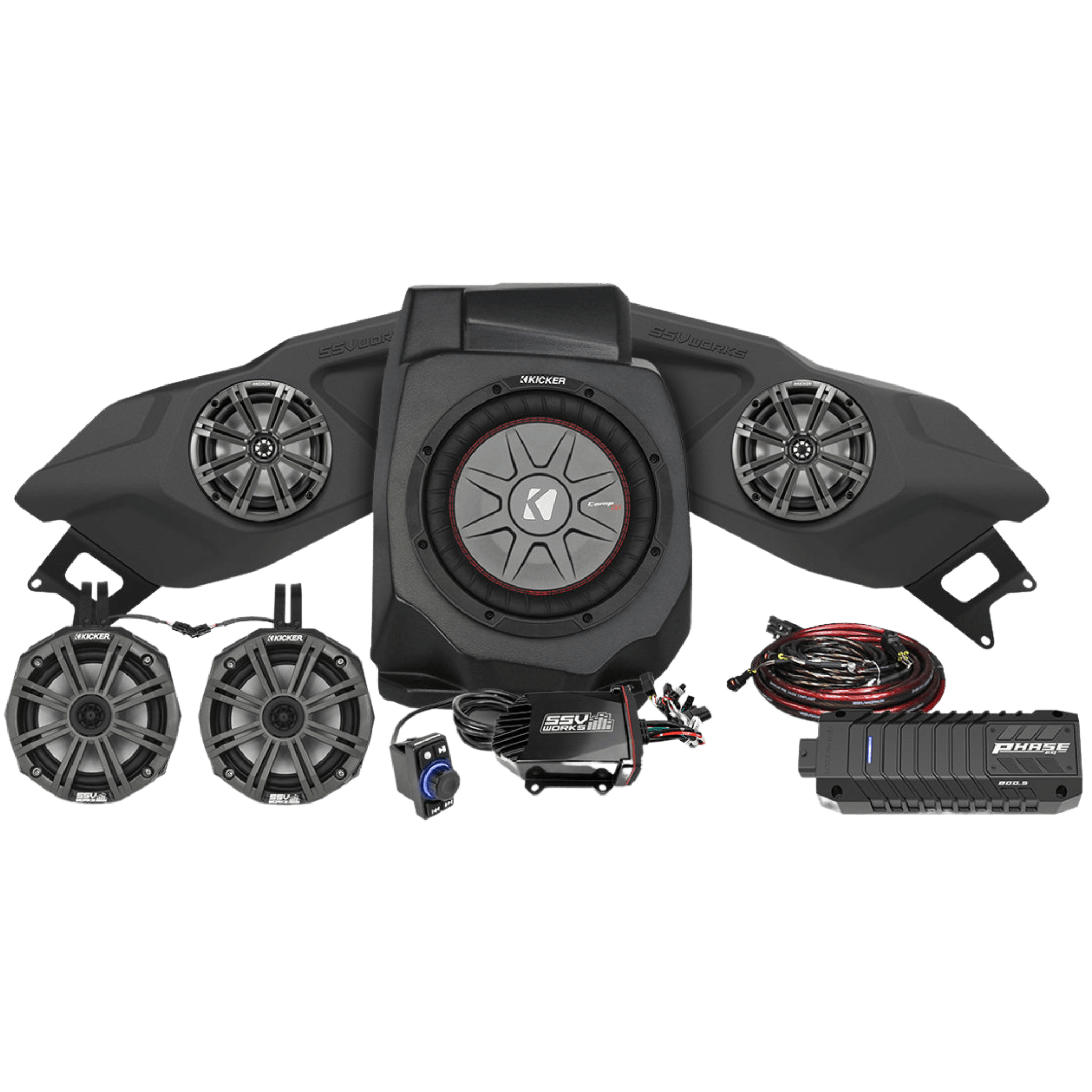 Photo of Polaris RZR Pro Kicker 5-Speaker Plug-&-Play System (2020-2023) by SSV Works - Premium Audio for UTVs / Side by Sides