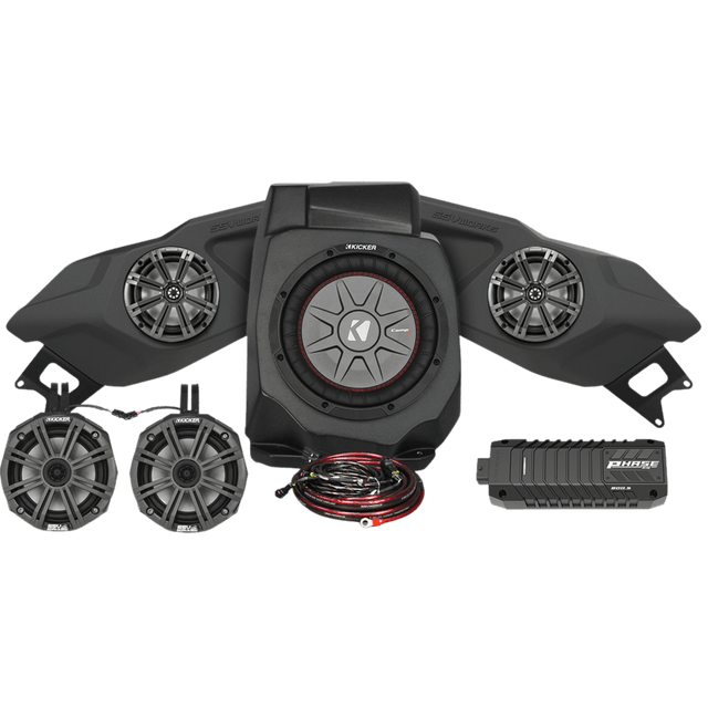 Photo of Polaris RZR Pro Kicker 5-Speaker Plug-&-Play System for Ride Command (2020-2023) by SSV Works - Premium Audio for UTVs / Side by Sides