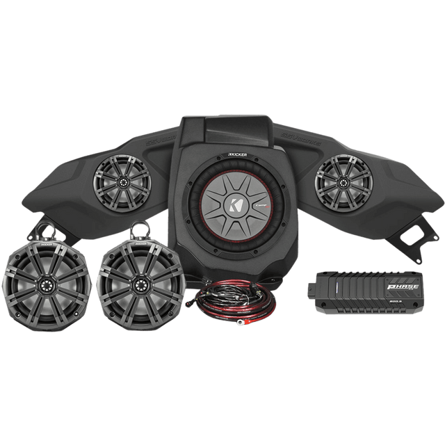 Photo of Polaris RZR Pro Phase X Kicker 5-Speaker Plug-&-Play System for Ride Command (2020-2023) by SSV Works - Premium Audio for UTVs / Side by Sides
