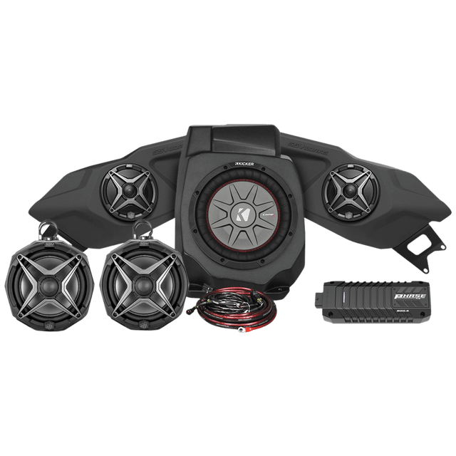 Photo of Polaris RZR Pro Phase X 5-Speaker Plug-&-Play System for Ride Command (2020-2023) by SSV Works - Premium Audio for UTVs / Side by Sides