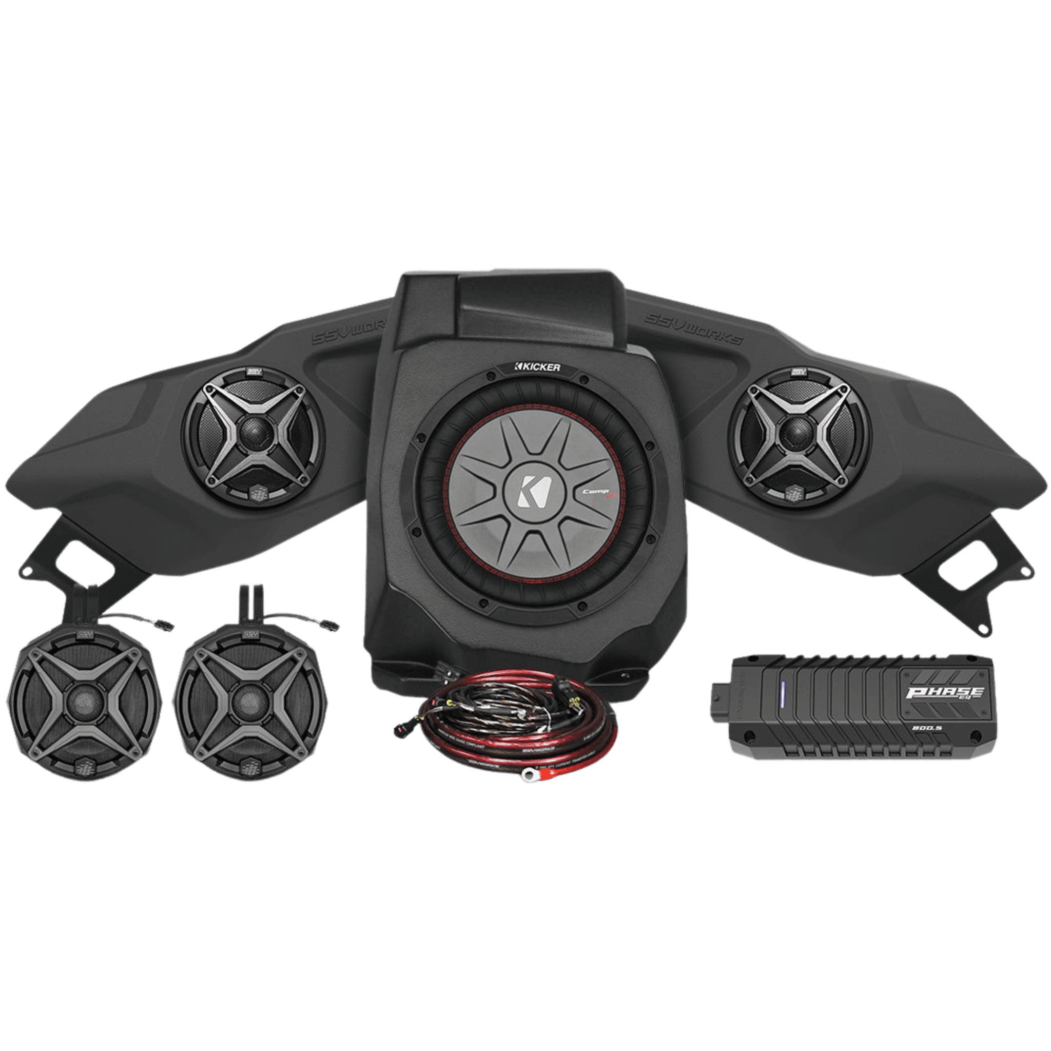 Photo of Polaris RZR Pro SSV 5-Speaker Plug-&-Play System for Ride Command (2020-2023) by SSV Works - Premium Audio for UTVs / Side by Sides