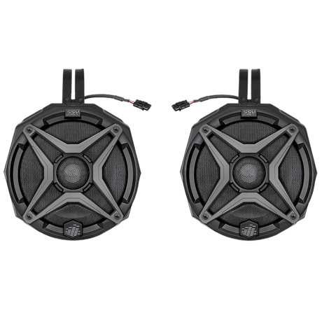 Photo of Polaris RZR Pro 6.5in Cage-Mount Plug-&-Play Speaker-Pods for Ride Command (2021-2023) by SSV Works - Premium Audio for UTVs / Side by Sides