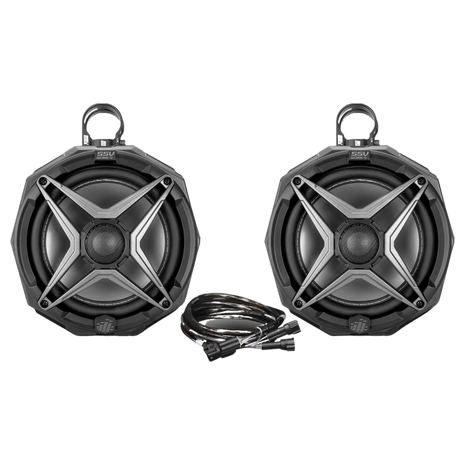 Photo of Polaris RZR Pro 8in Cage-Mounted Speaker Pods for Ride-Command (2021-2023) by SSV Works - Premium Audio for UTVs / Side by Sides