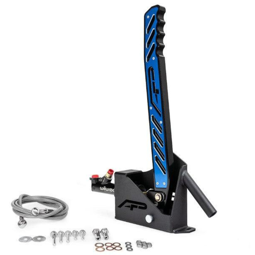 Photo of Can-Am Maverick X3 Blue Hydraulic Drift Handbrake (2017-2023) by Agency Power - Premium Billet Parts for UTVs / Side by Sides