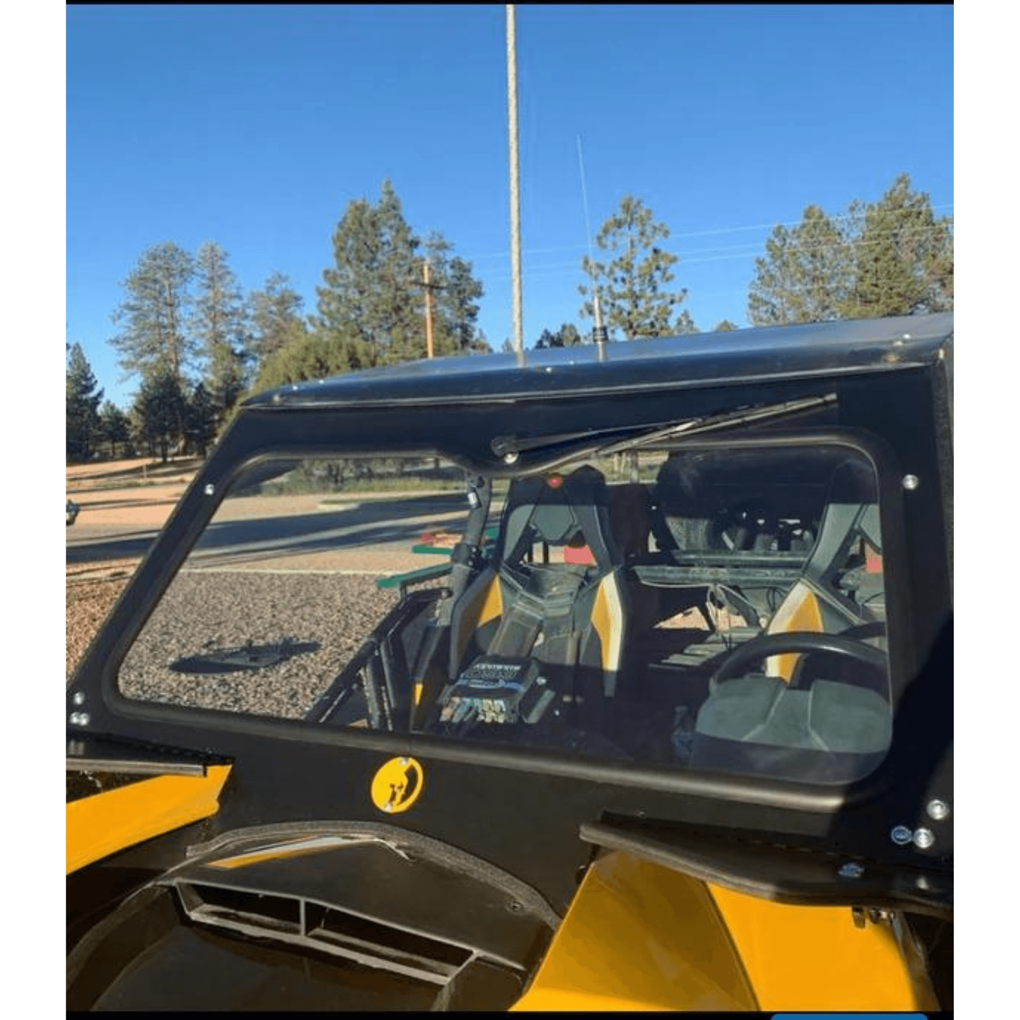 Photo of Can-Am Maverick Full Windshield (2013-2018) by Dirt Warrior Accessories - Premium Windshields for UTVs / Side by Sides
