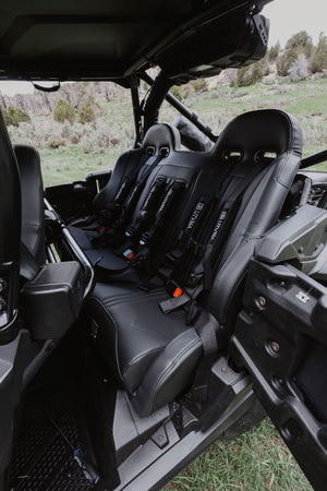 Honda Talon 4 Rear Bench Seat W Harnesses (2019-2024)