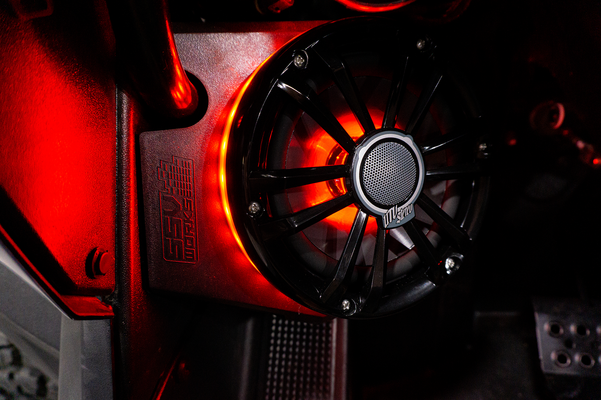 Photo of 8" RGB LED Speaker Rings (Pair) by UTV Stereo - Premium Audio for UTVs / Side by Sides