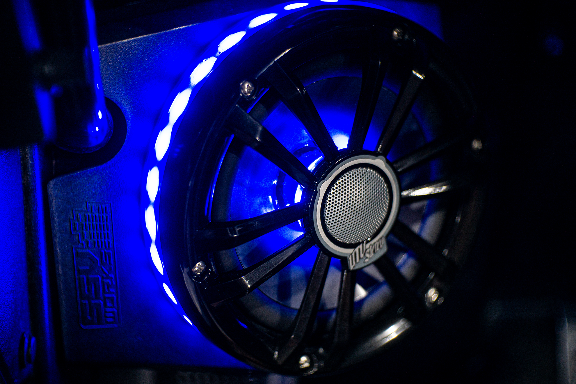 Photo of 8" RGB LED Speaker Rings (Pair) by UTV Stereo - Premium Audio for UTVs / Side by Sides