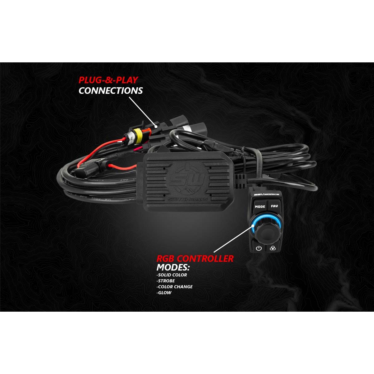 Photo of Polaris RZR Ride Command Lighted 3-Speaker System by SSV Works - Premium Audio for UTVs / Side by Sides