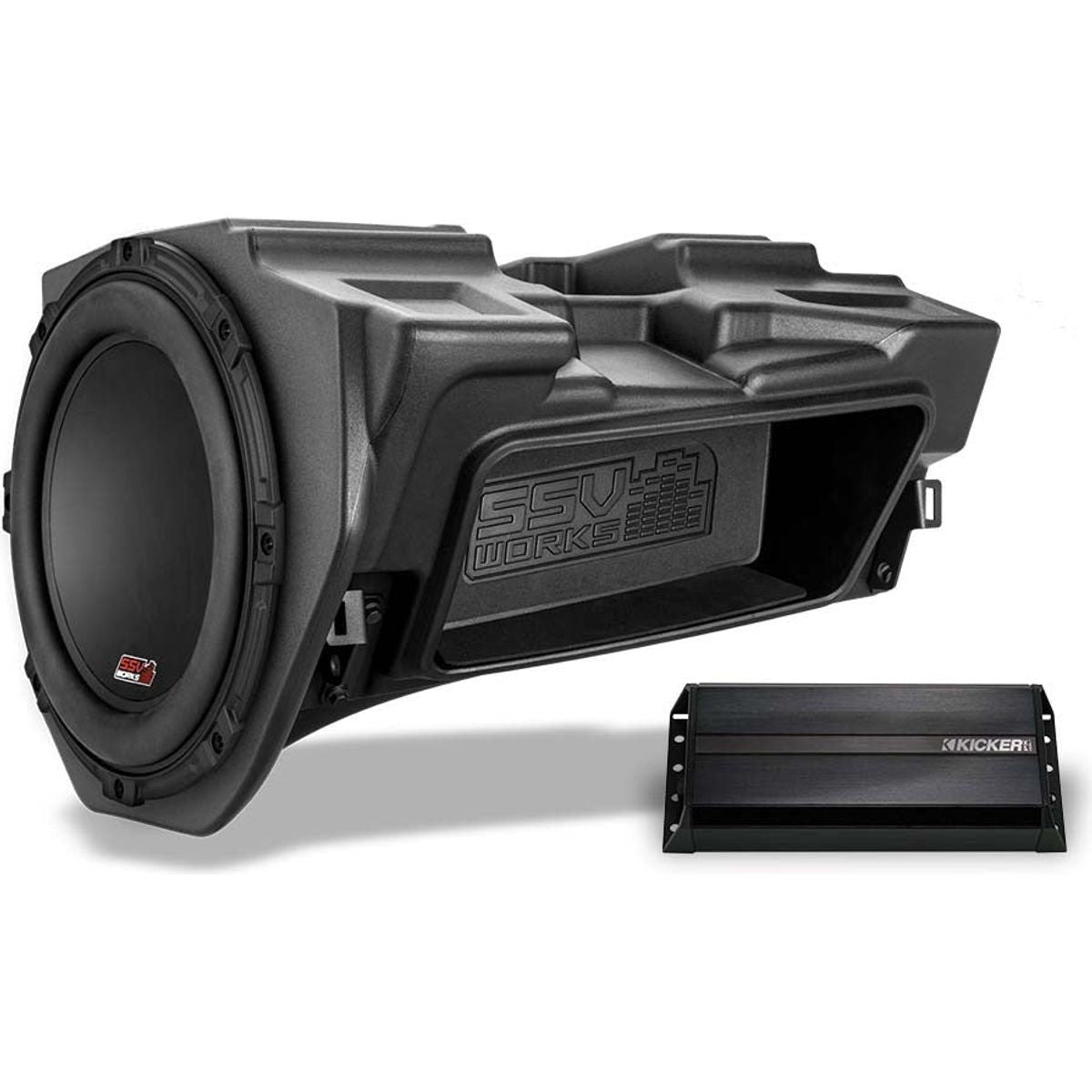 Photo of Polaris RZR Ride Command Glove Box Subwoofer Enclosure by SSV Works - Premium Audio for UTVs / Side by Sides