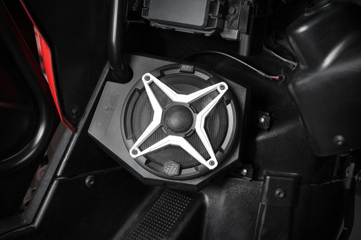 Photo of Polaris RZR Front Kick 6.5" Speaker Pods (2014-2023) by SSV Works - Premium Audio for UTVs / Side by Sides