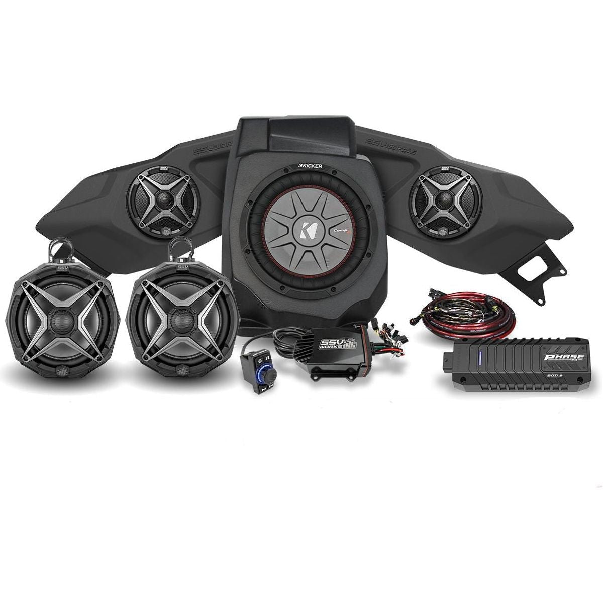 Photo of Polaris RZR Pro / Turbo R Phase X 5-Speaker Audio System by SSV Works - Premium Audio for UTVs / Side by Sides