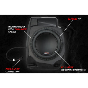 Polaris RZR Pro / Turbo R Ride Command Lighted 3-Speaker System