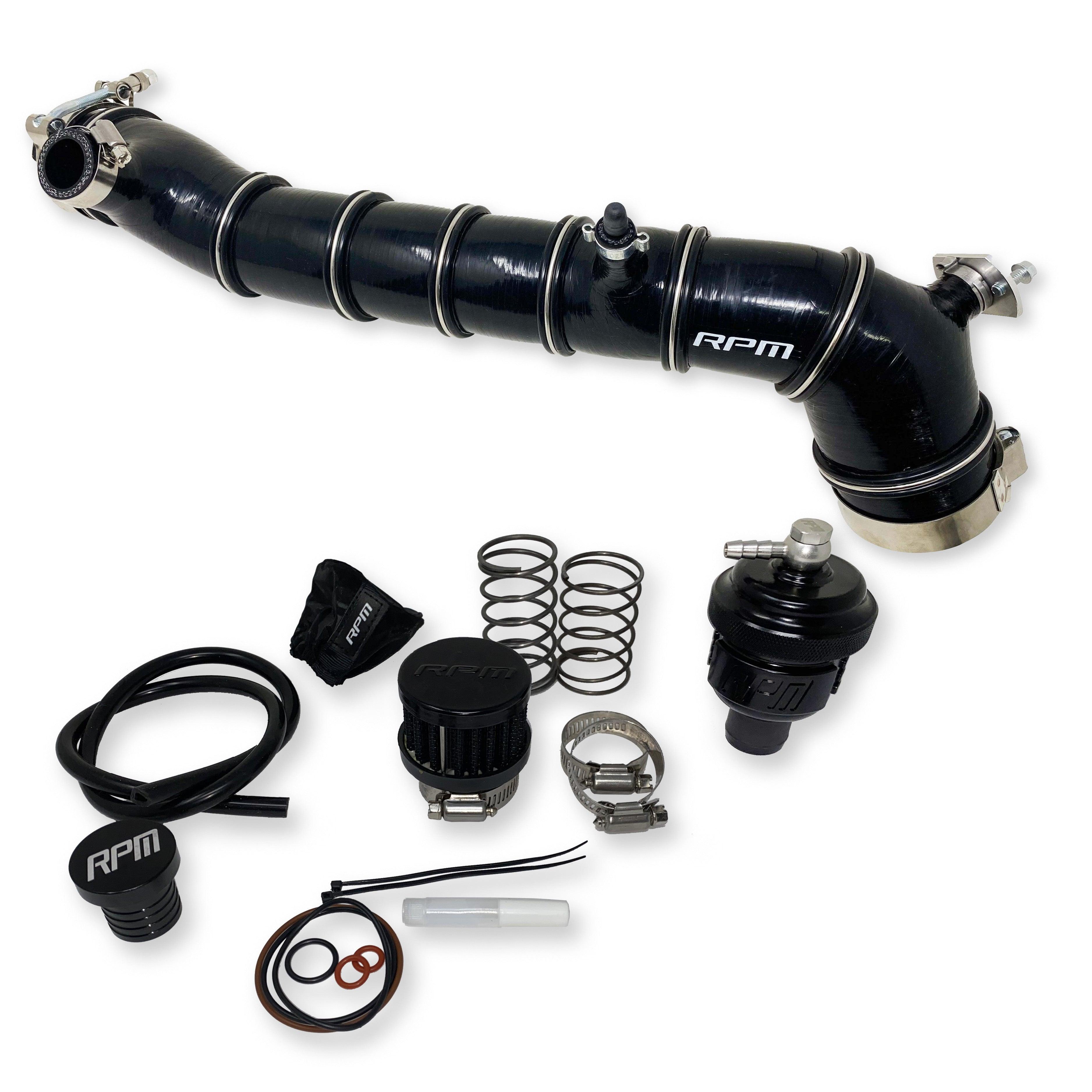 Photo of RPM-SxS Wire Reinforced 5ply Silicone Charge Tube - Polaris RZR Turbo XP PRO XPT Turbo S & Turbo R by RPM SXS - Premium Charge Tubes for UTVs / Side by Sides