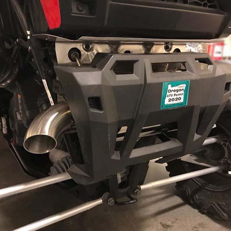 Photo of Polaris RZR XP Turbo / S "Slip On" Exhaust System (2016-2021) by Treal Performance - Premium Exhaust Systems & Components for UTVs / Side by Sides