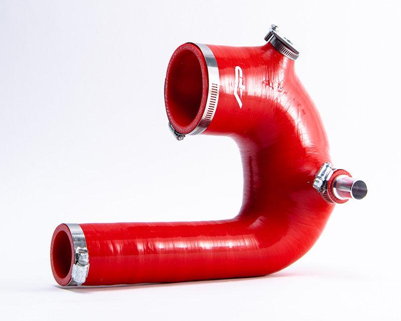 Photo of Red Silicone Intake J-Tube Polaris RZR XP Turbo (2016-2022) by Agency Power - Premium Intake Systems for UTVs / Side by Sides