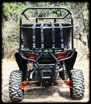 Photo of RZR 1000 Backseat and Roll Cage Kit (2014-2023) by UTVMA - Premium Roll Cages for UTVs / Side by Sides