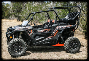 Photo of RZR 1000 Backseat and Roll Cage Kit (2014-2023) by UTVMA - Premium Roll Cages for UTVs / Side by Sides